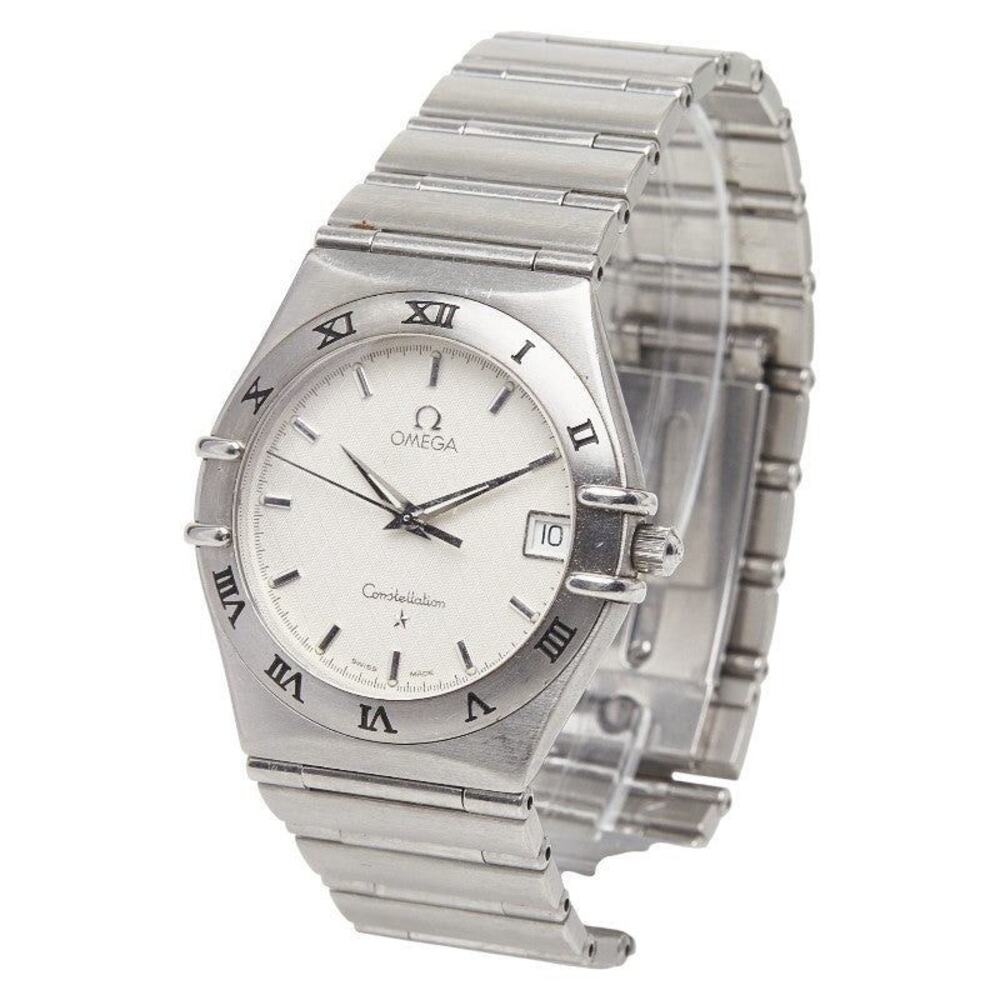 Omega Constellation Stainless Steel Watch White
